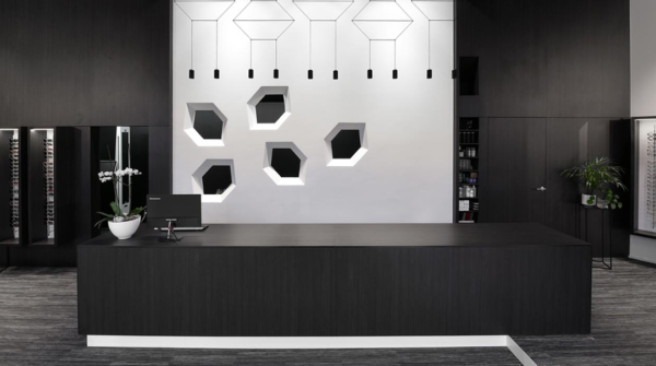 Photo intérieur boutique opticien - Optique Lefèvre - Belgique