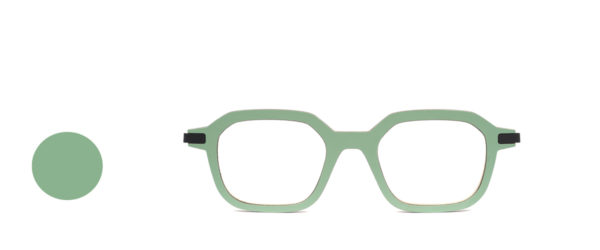 Bannière avec monture bois Gabin 25 - vert sauge