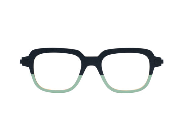 lunettes personnalisables noir et vert