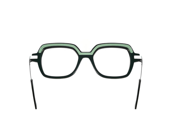 Lunettes créateur modèle Nina Arcade vert face