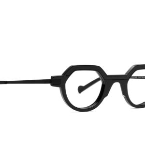 Lunettes créateur modèle Romy Arcade noir côté